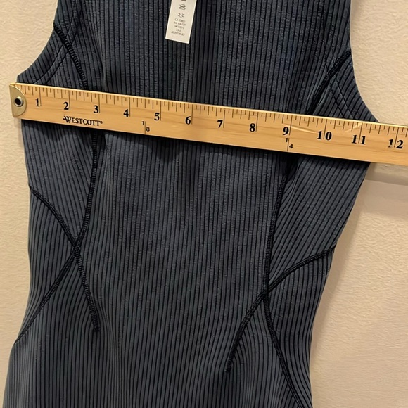 Lululemon Ribbed Softstreme Slim-Fit Tank Dress True Navy size 0 - Picture 9 of 14